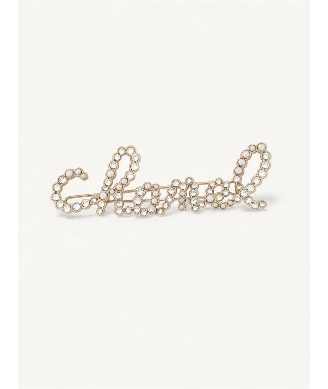 CHANEL Белая заколка, фото 2