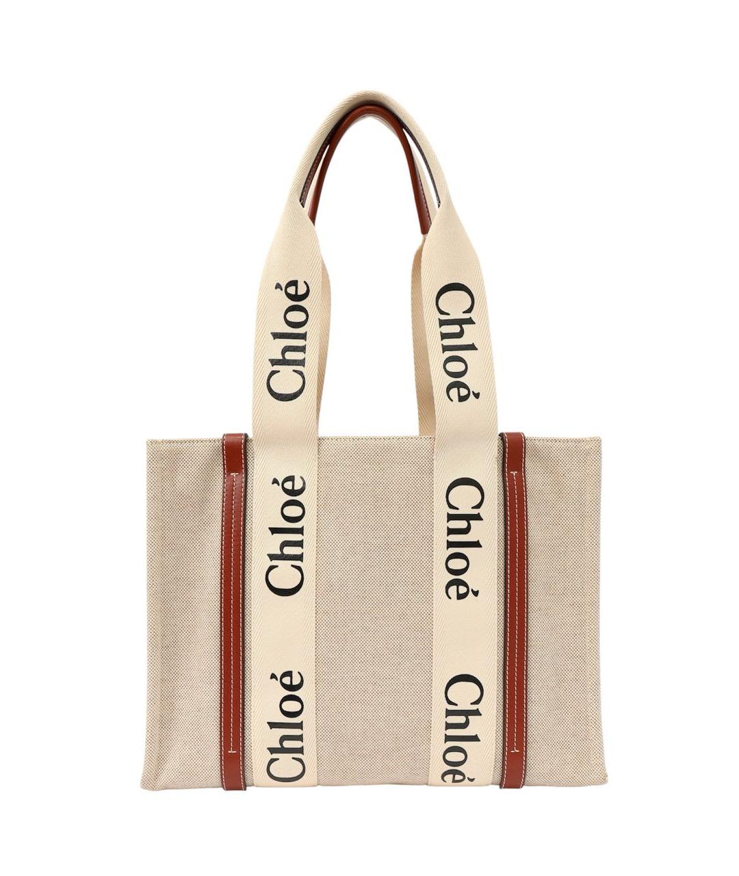 CHLOE Бежевая сумка тоут, фото 1