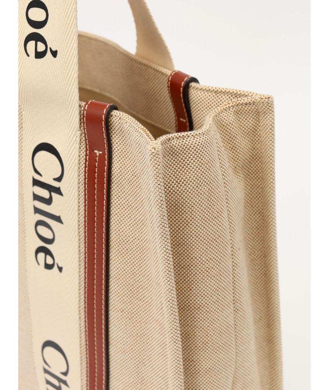 CHLOE Бежевая сумка тоут, фото 6