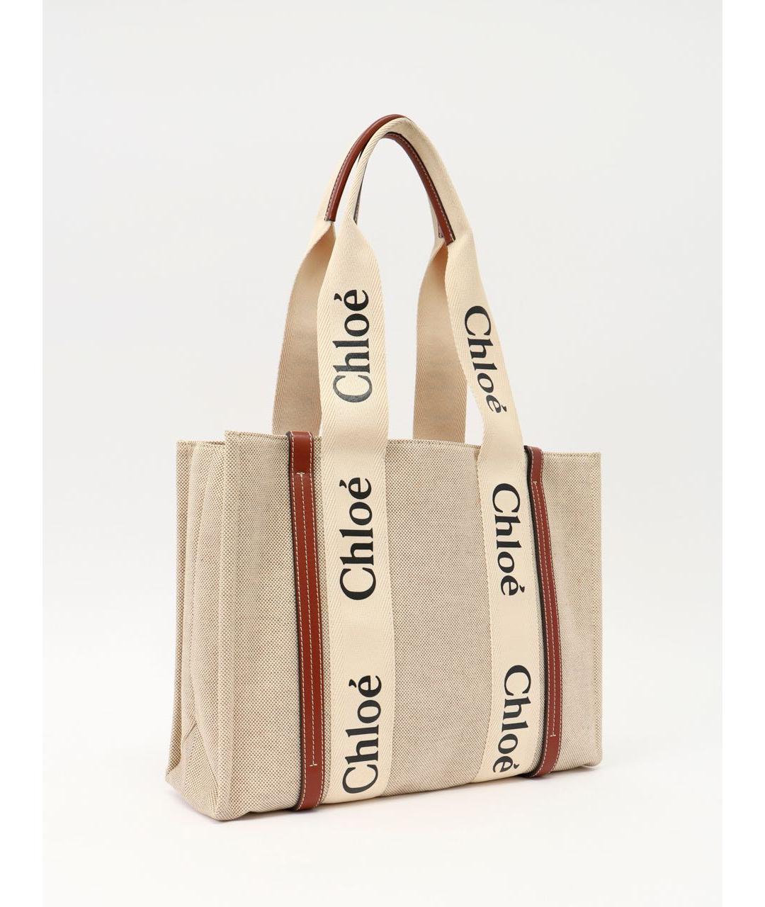 CHLOE Бежевая сумка тоут, фото 3