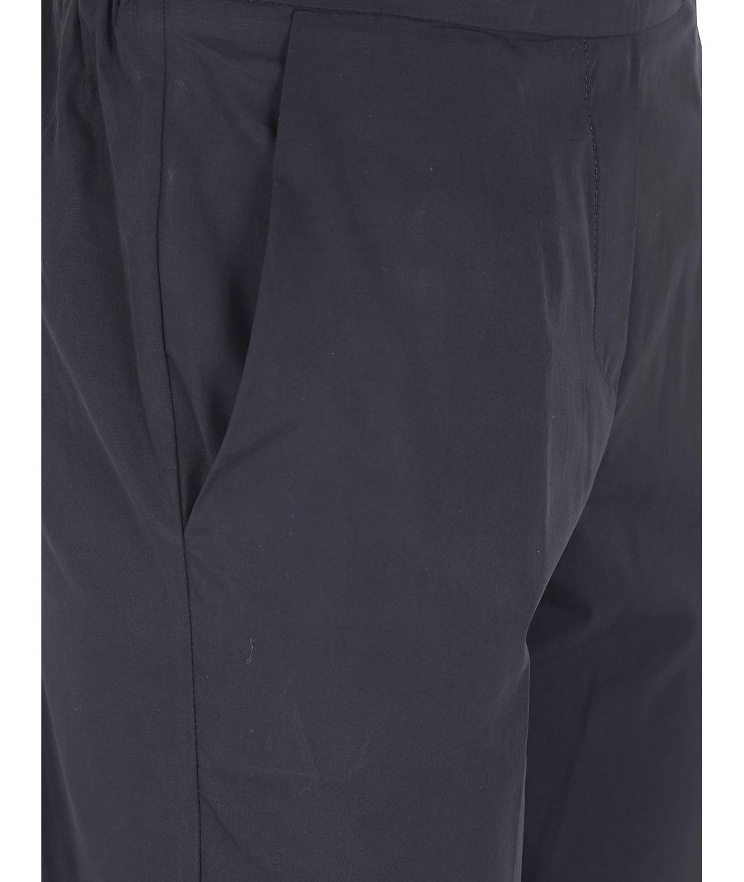 KILTIE Черные хлопковые прямые брюки, фото 3