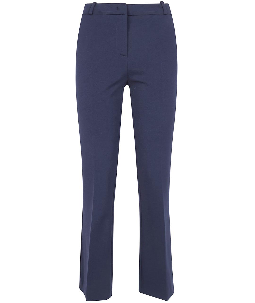 KILTIE Синие хлопковые прямые брюки, фото 1