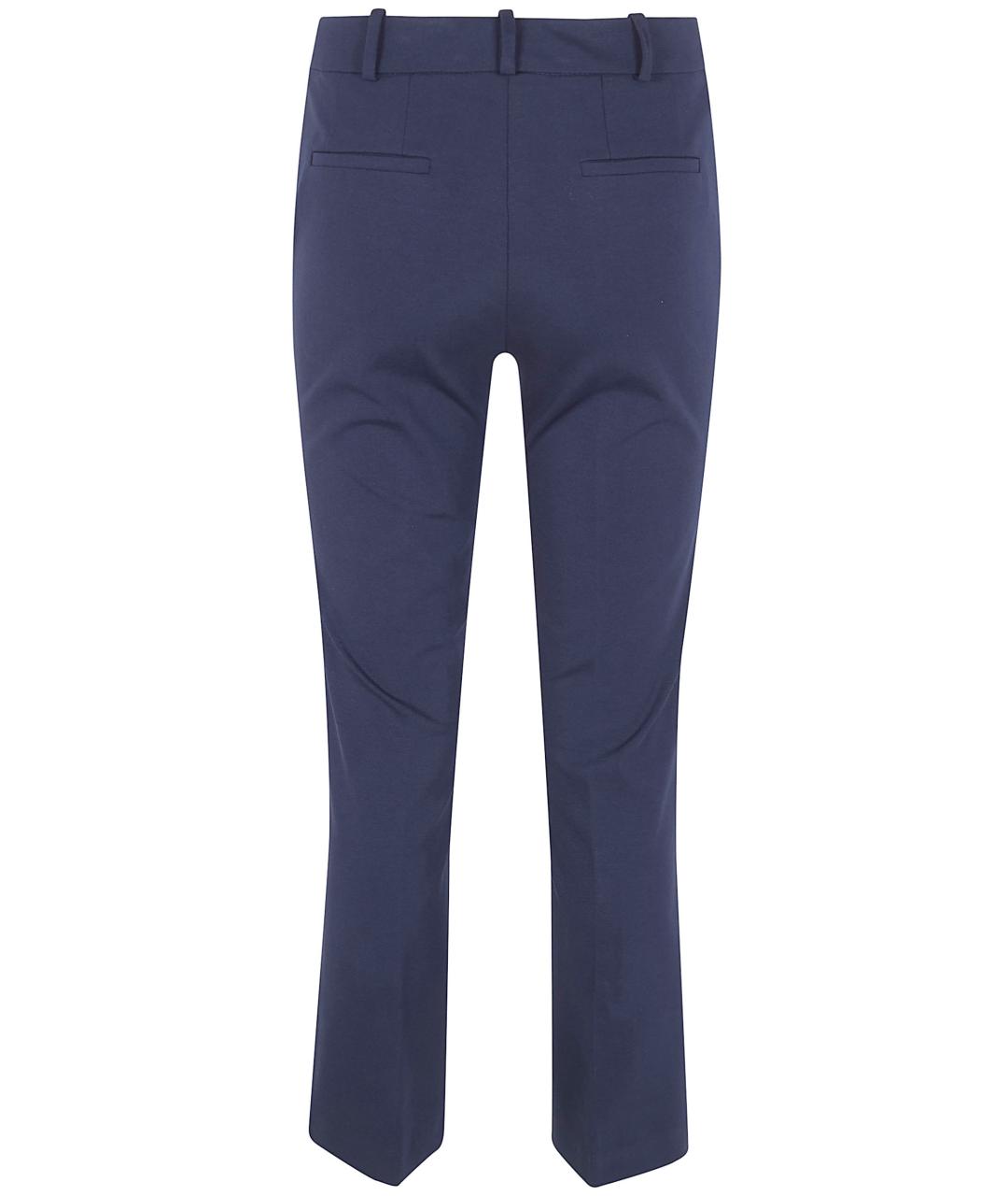 KILTIE Синие хлопковые прямые брюки, фото 2