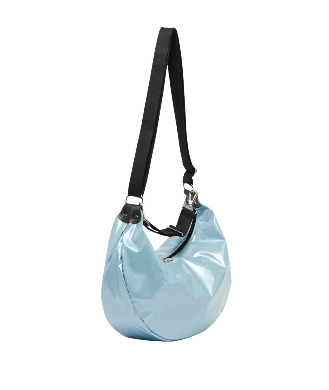 JACK GOMME Голубая синтетическая сумка через плечо, фото 2