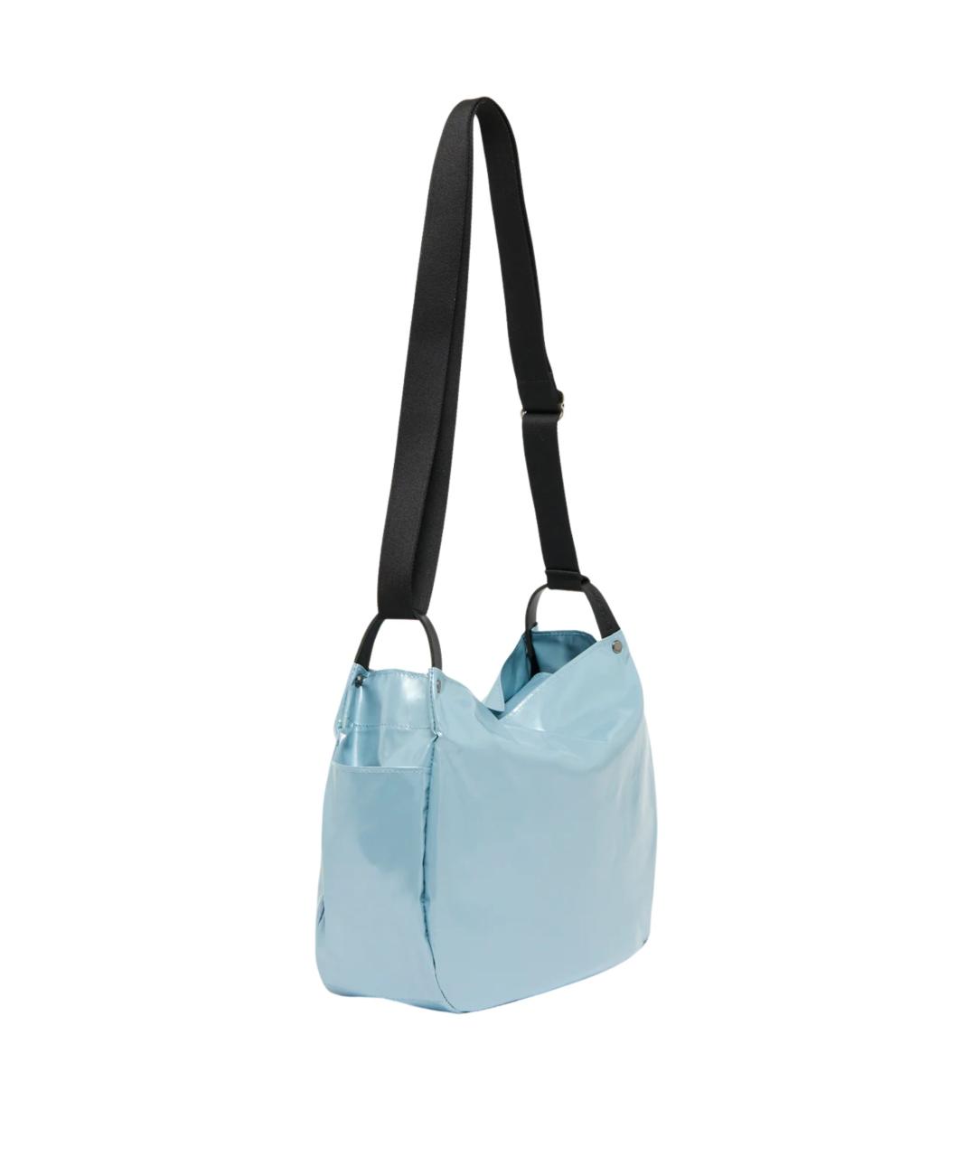 JACK GOMME Голубая синтетическая сумка через плечо, фото 2