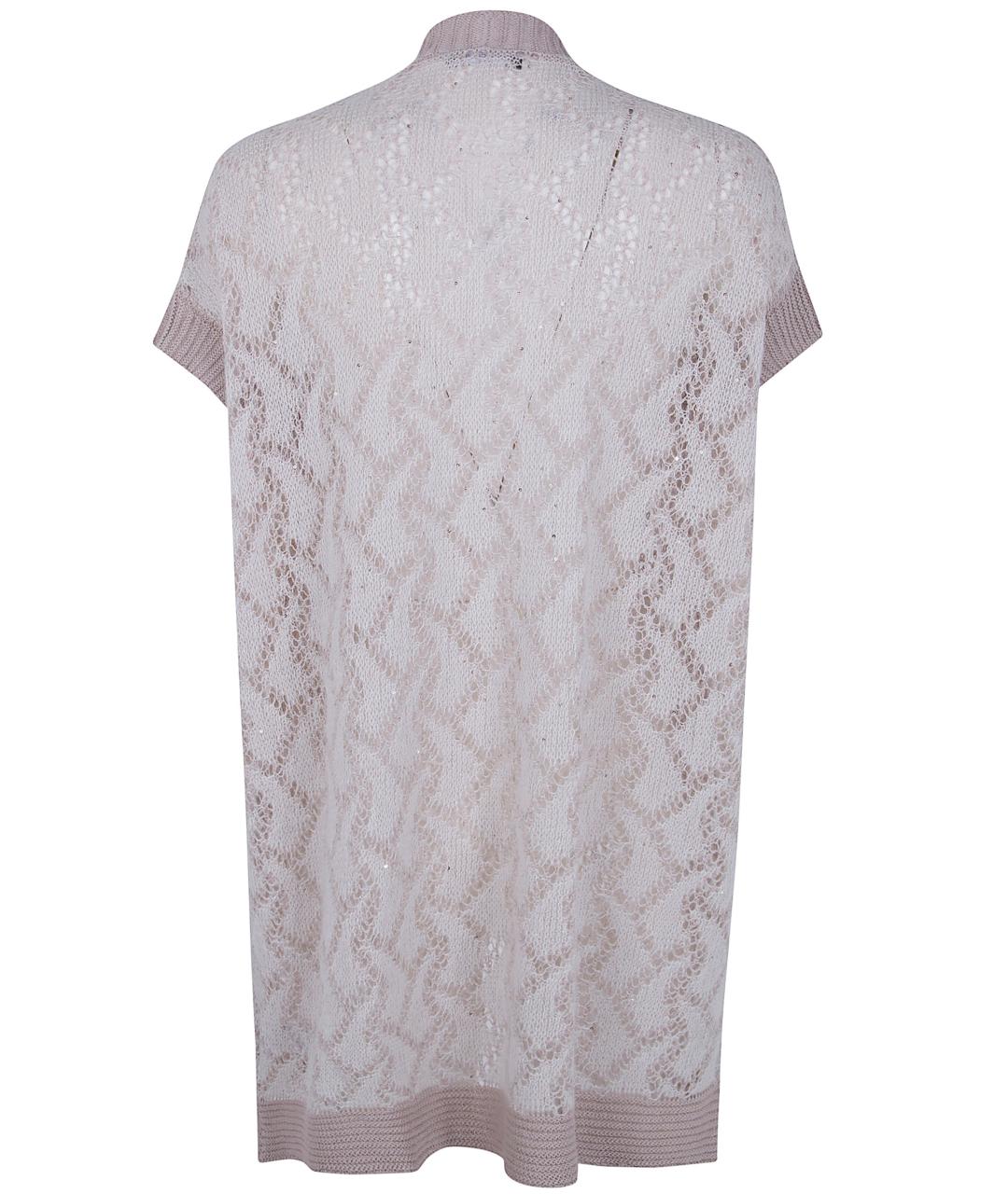 ANNECLAIRE Бежевый полиэстеровый кардиган, фото 2