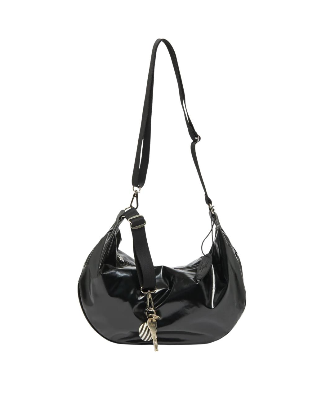 JACK GOMME Черная синтетическая сумка через плечо, фото 3
