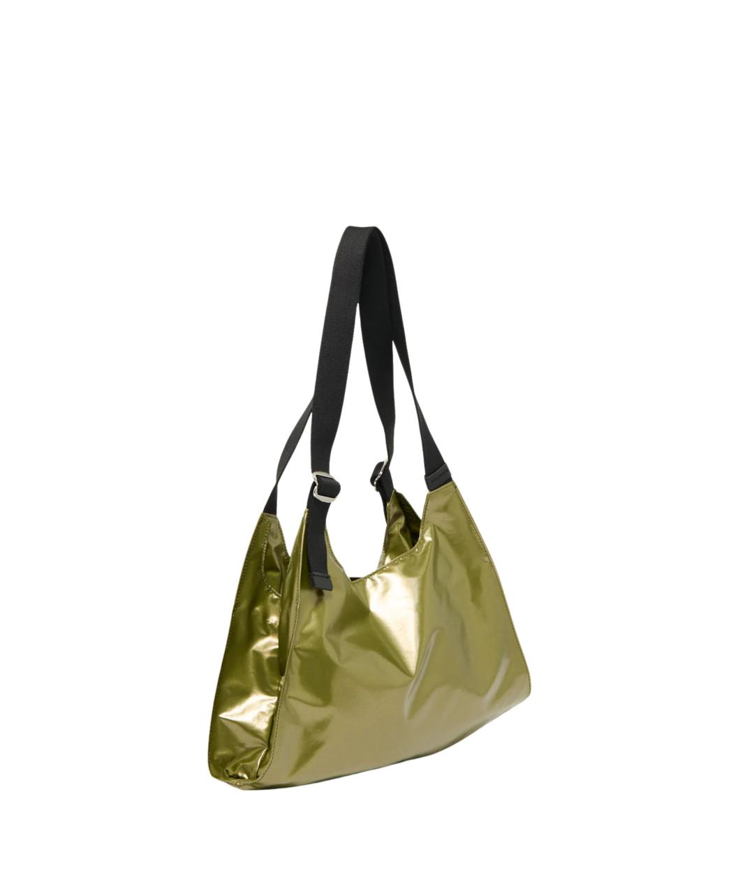 JACK GOMME Зеленая синтетическая сумка через плечо, фото 2
