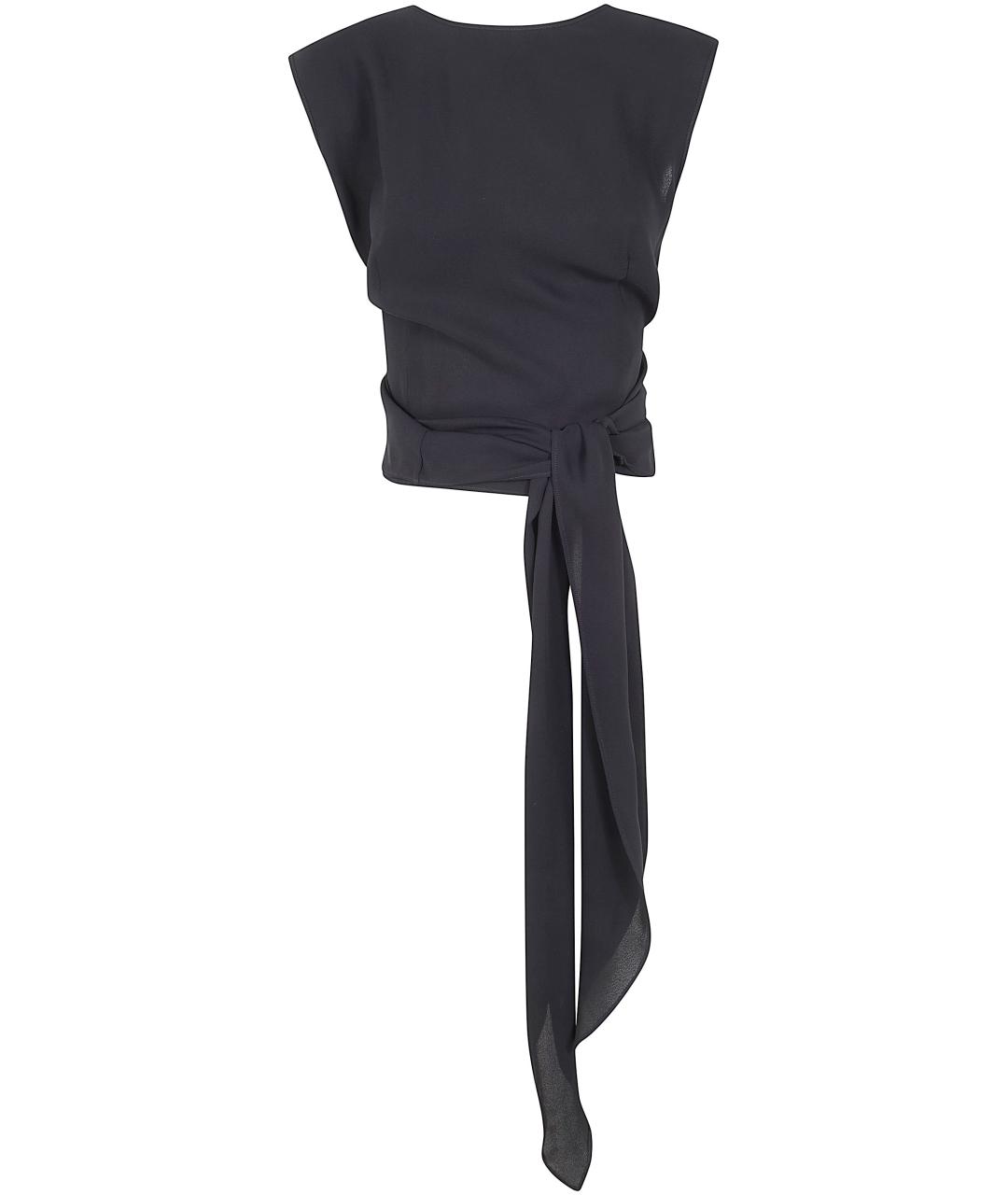 MANTU Черная вискозная футболка, фото 1