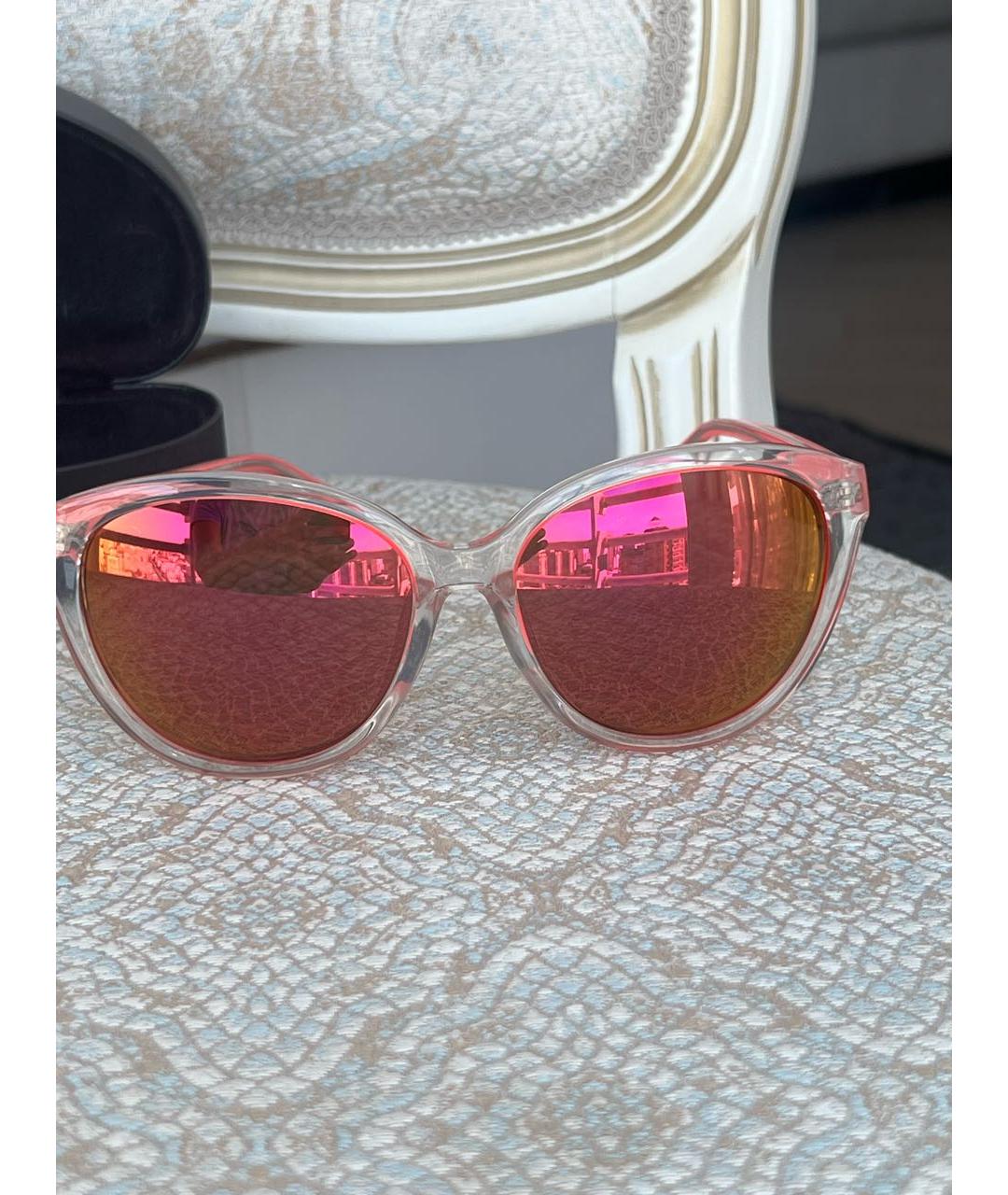 MICHAEL KORS Розовые пластиковые солнцезащитные очки, фото 8