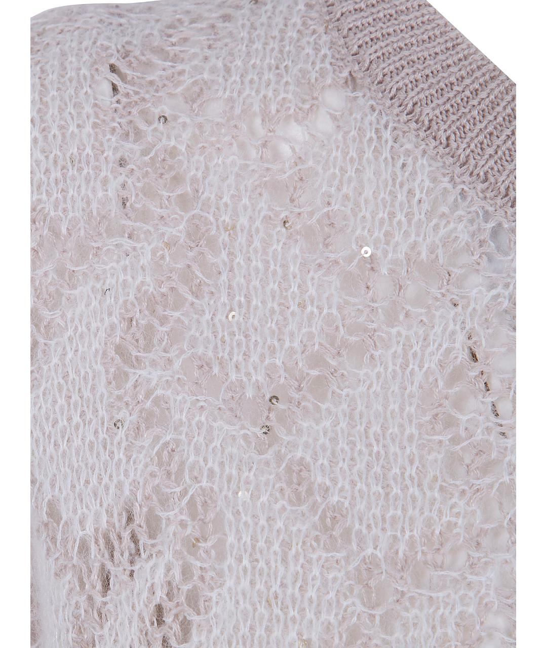 ANNECLAIRE Бежевый полиэстеровый джемпер / свитер, фото 3