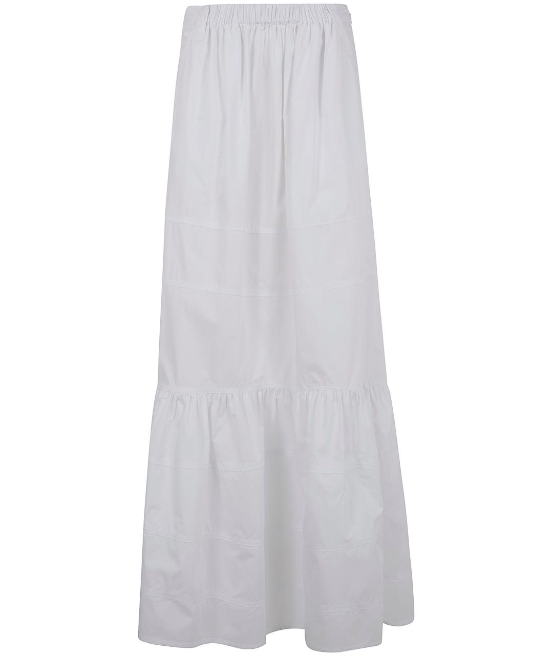 MANTU Белая хлопковая юбка миди, фото 1