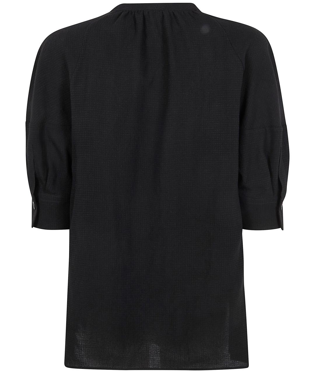 MANTU Черная льняная рубашка, фото 2