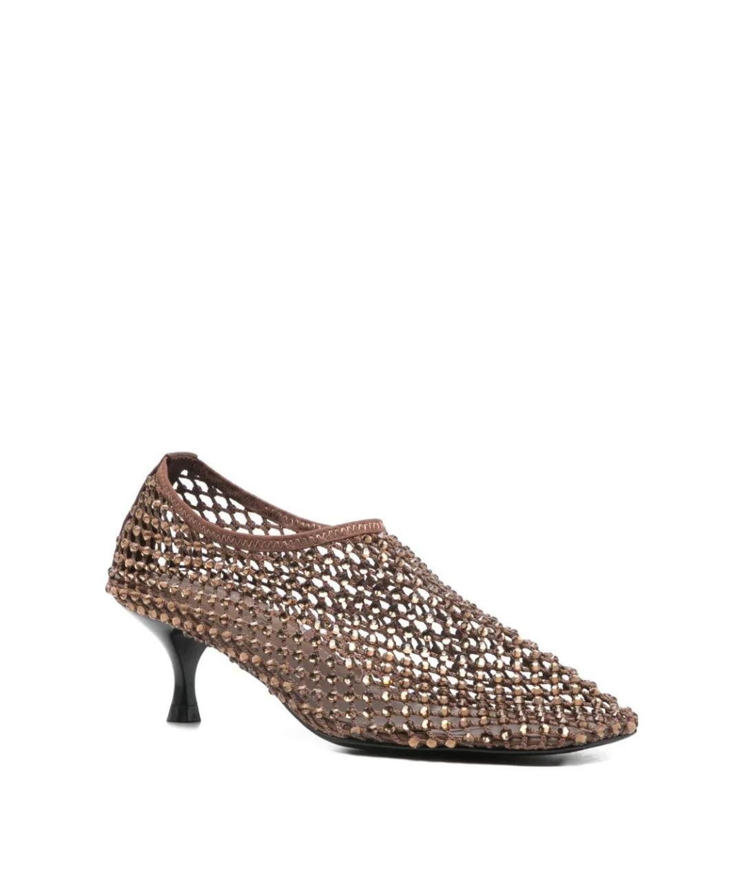 STRATEGIA Коричневые кожаные балетки, фото 4