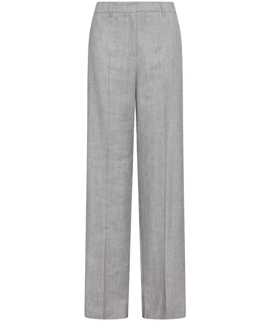 MARELLA Серые прямые брюки, фото 1