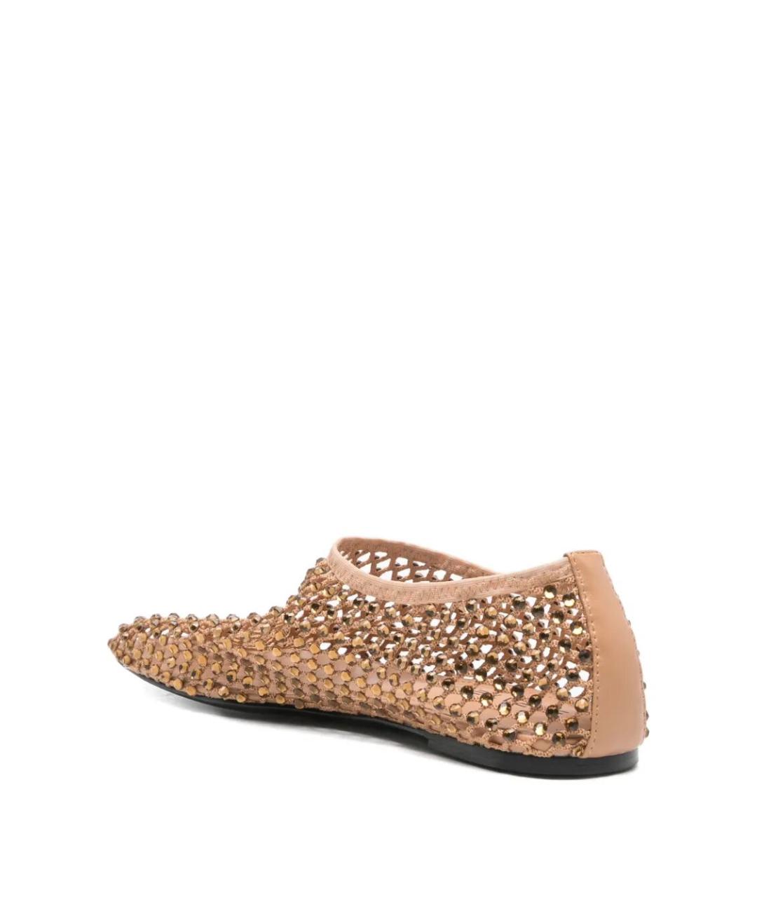 STRATEGIA Бежевые кожаные балетки, фото 3