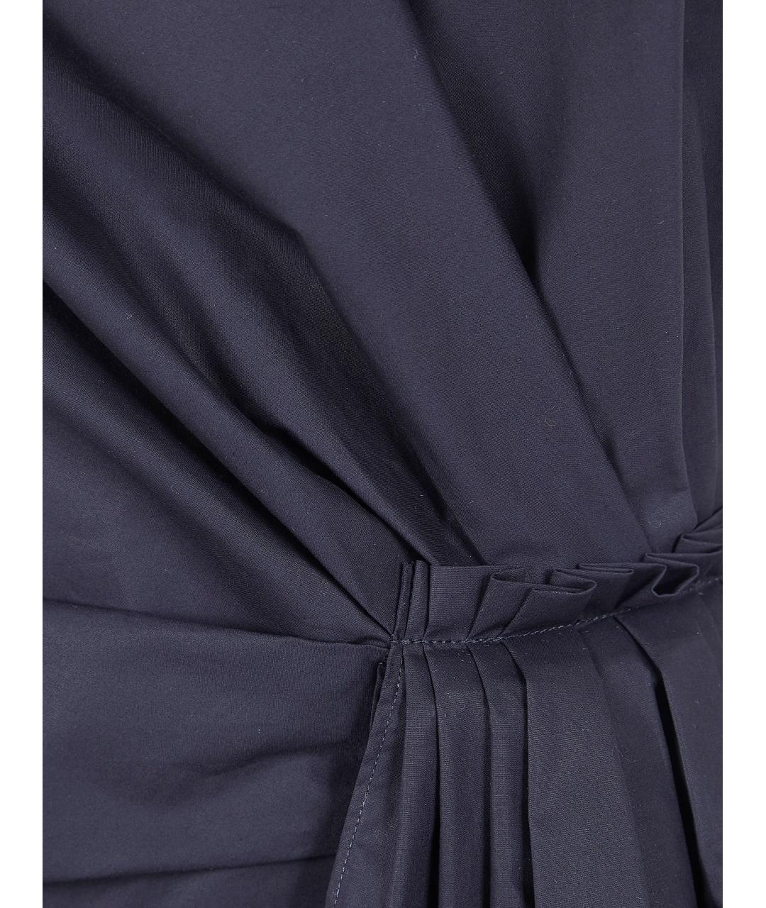 MANTU Черная хлопковая рубашка, фото 3