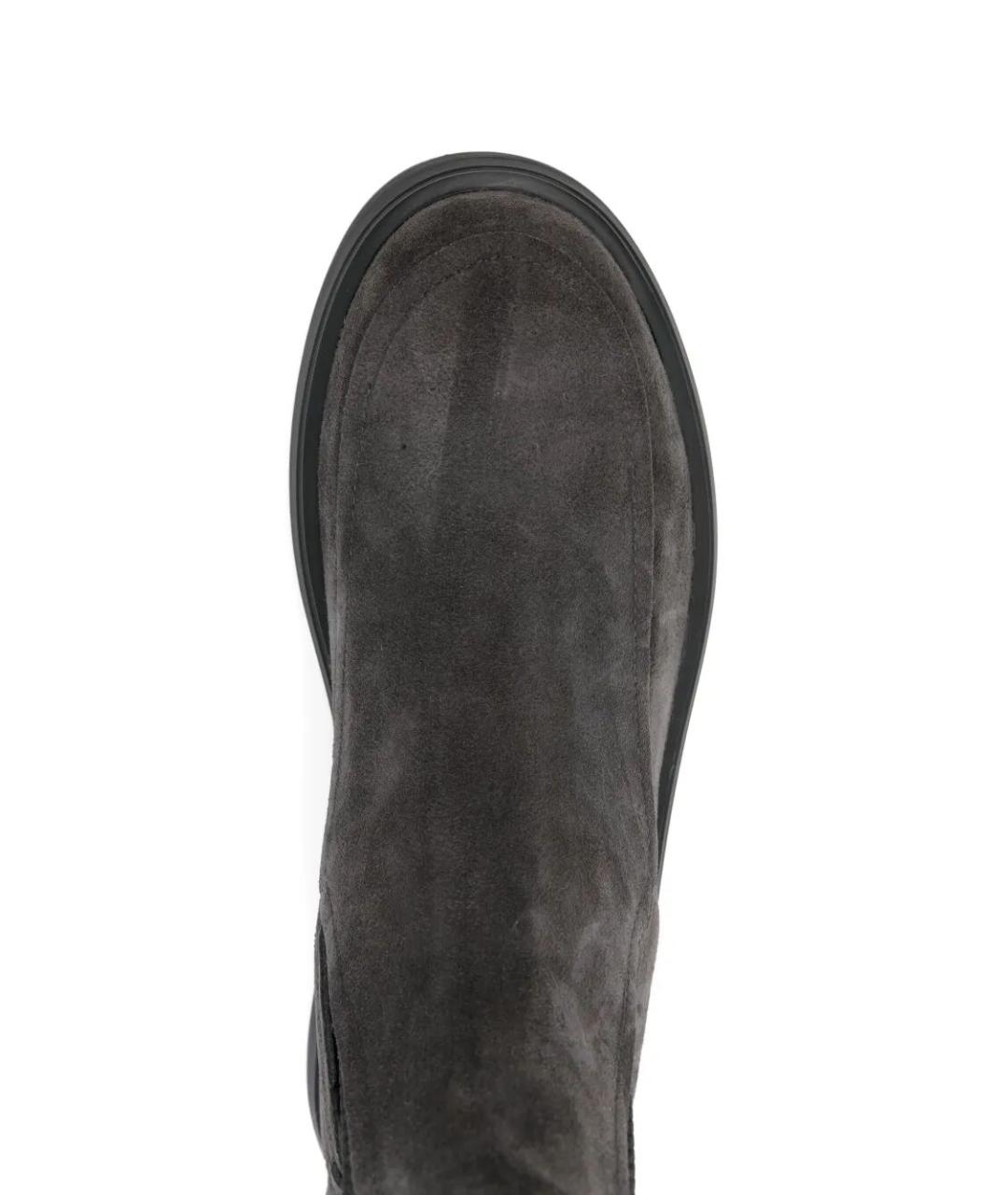 THE ANTIPODE Черные кожаные высокие ботинки, фото 4