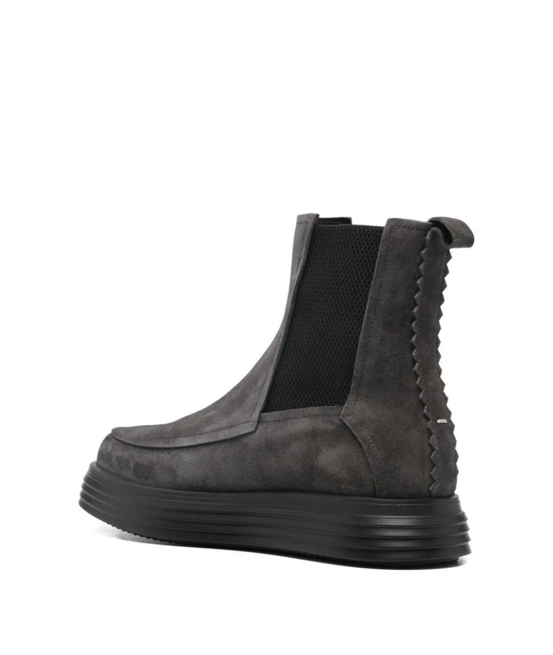 THE ANTIPODE Черные кожаные высокие ботинки, фото 3