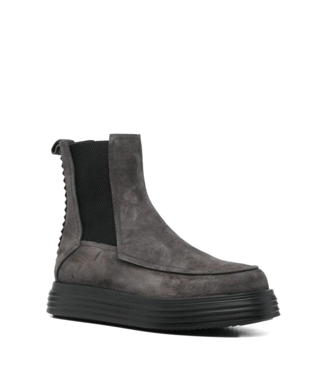 THE ANTIPODE Черные кожаные высокие ботинки, фото 2