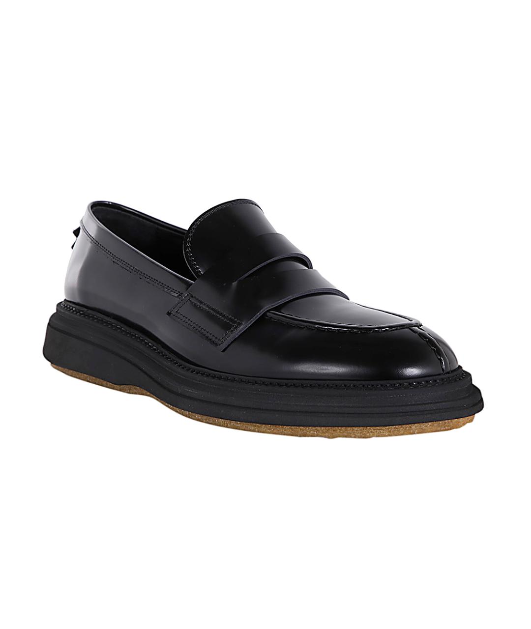 THE ANTIPODE Черные кожаные лоферы, фото 2