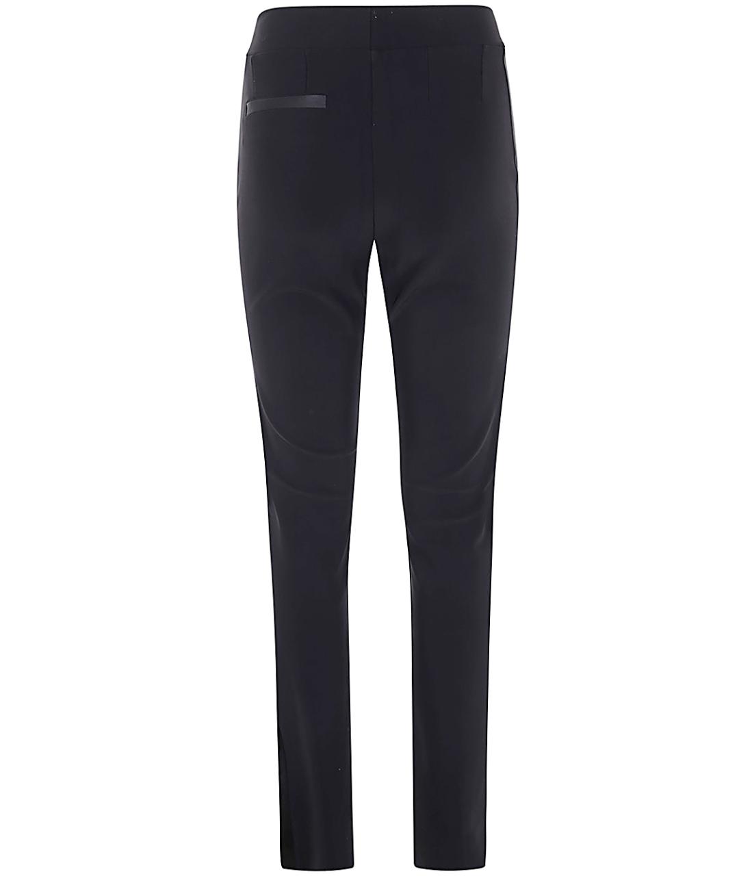 CHIARA BONI Черные полиамидовые прямые брюки, фото 2