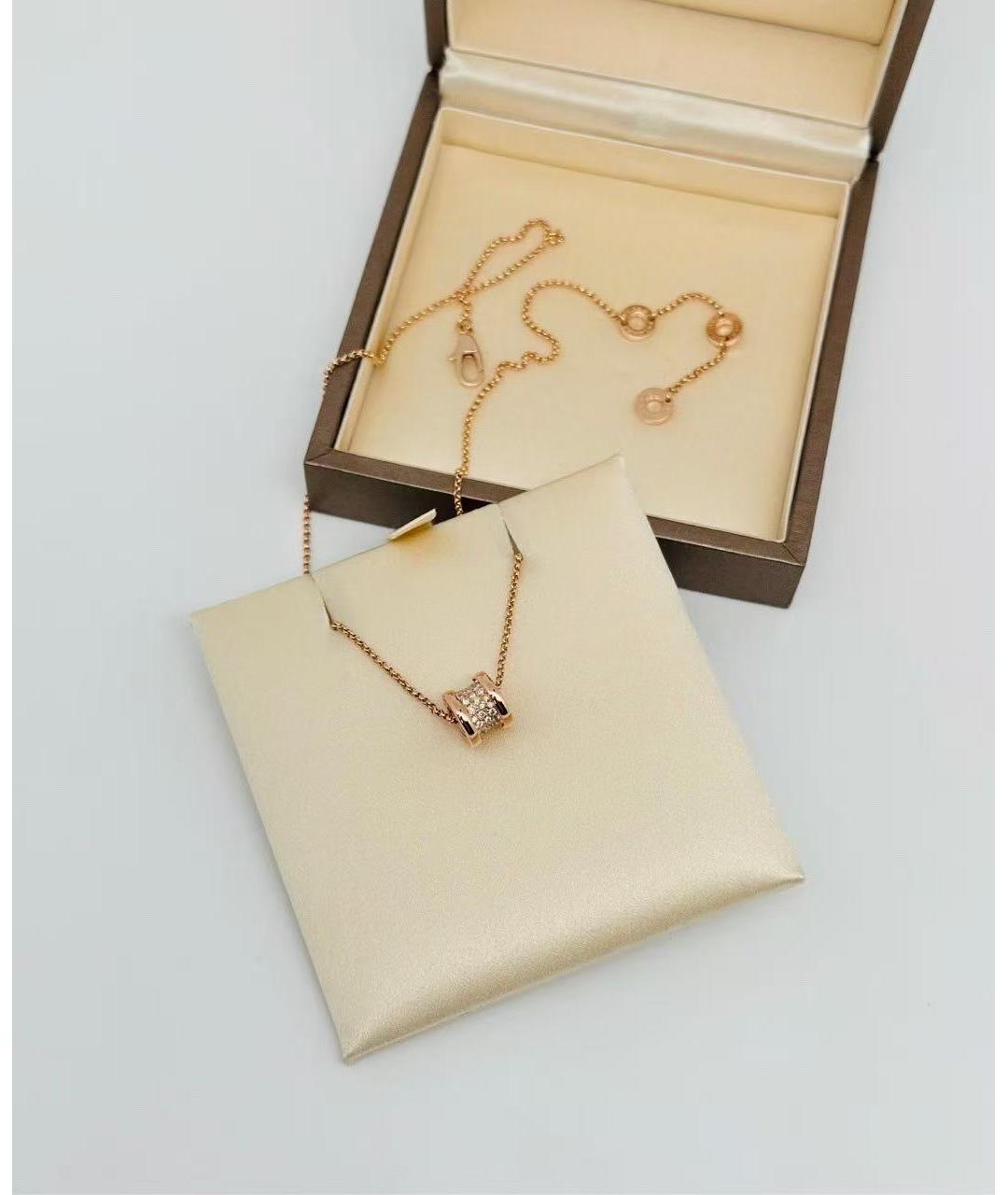 BVLGARI Золотая подвеска из розового золота, фото 5