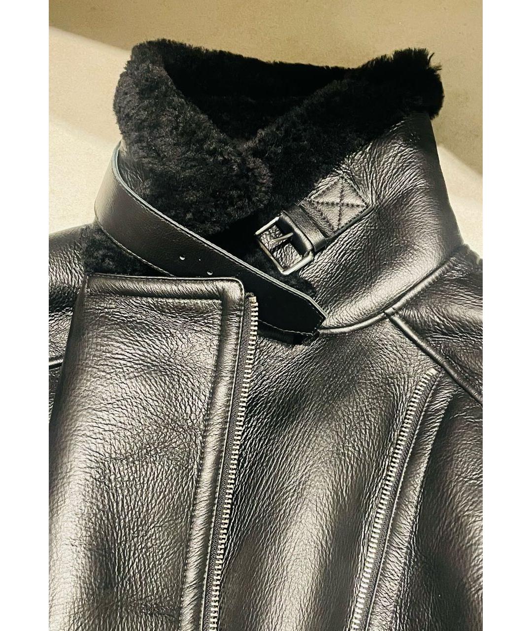 ACNE STUDIOS Черная меховая дубленка, фото 8