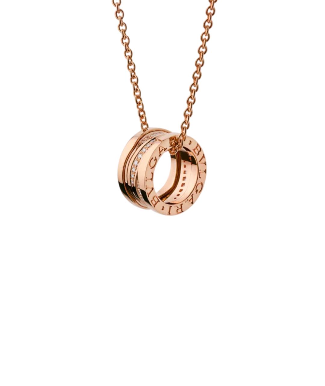 BVLGARI Золотая подвеска из розового золота, фото 5