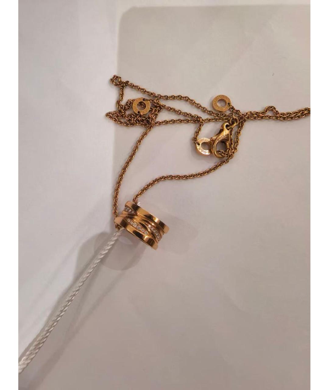 BVLGARI Золотая подвеска из розового золота, фото 2