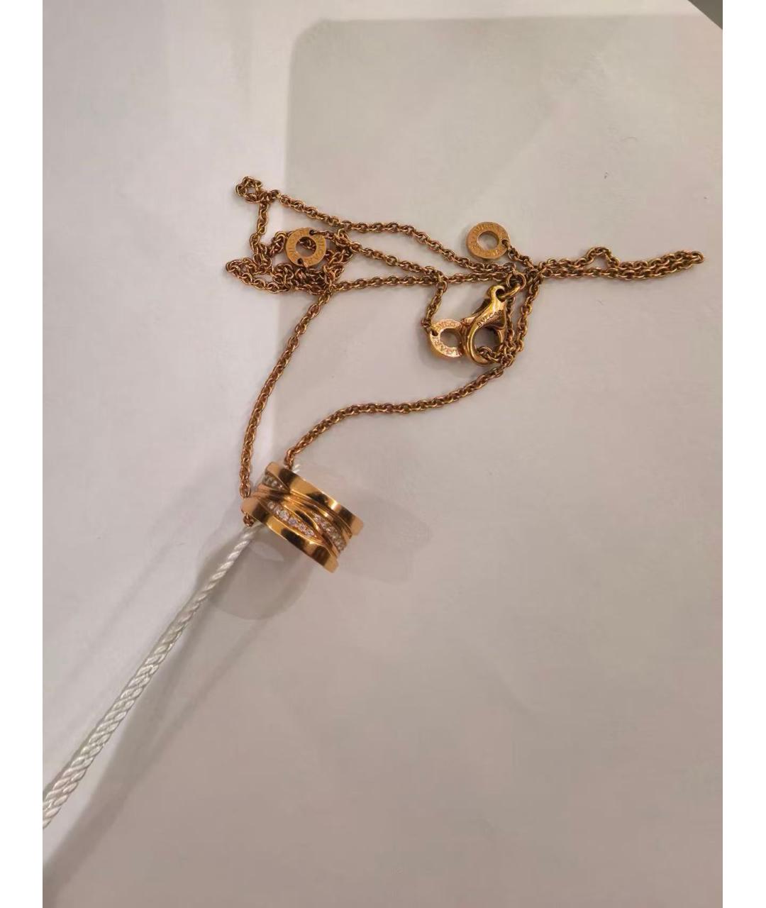 BVLGARI Золотая подвеска из розового золота, фото 3