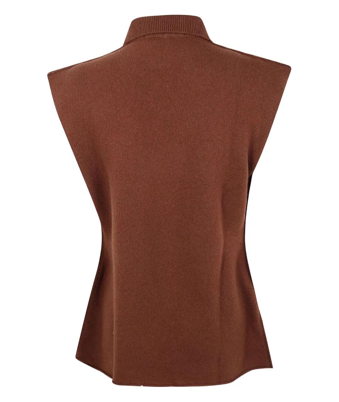 SOFIE D HOORE Коричневая шерстяная жилетка, фото 5