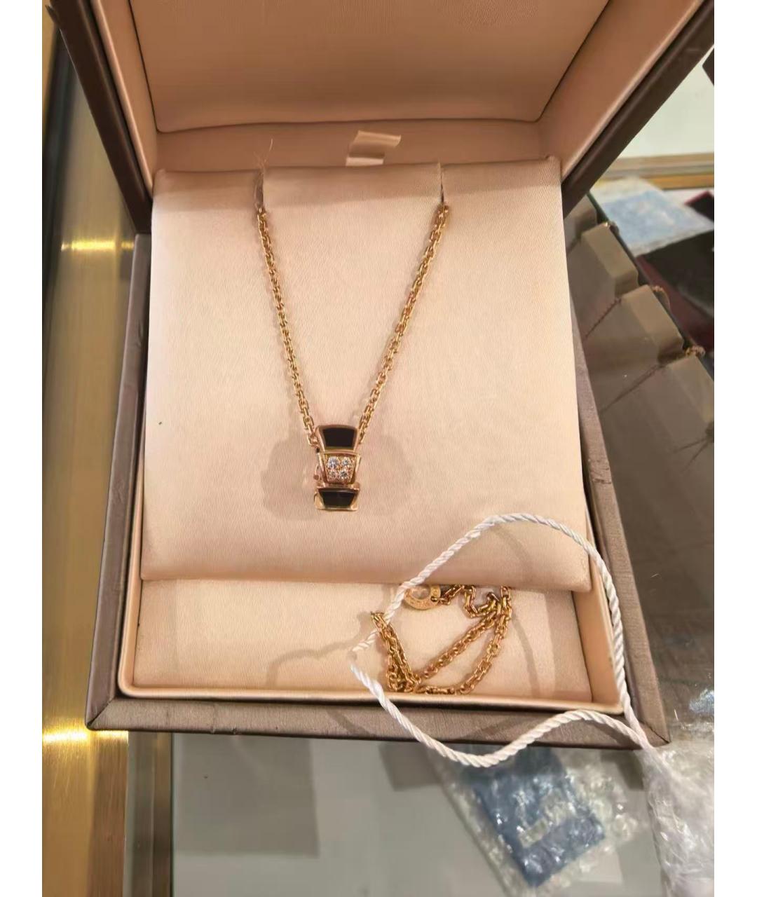 BVLGARI Золотое колье из розового золота, фото 4