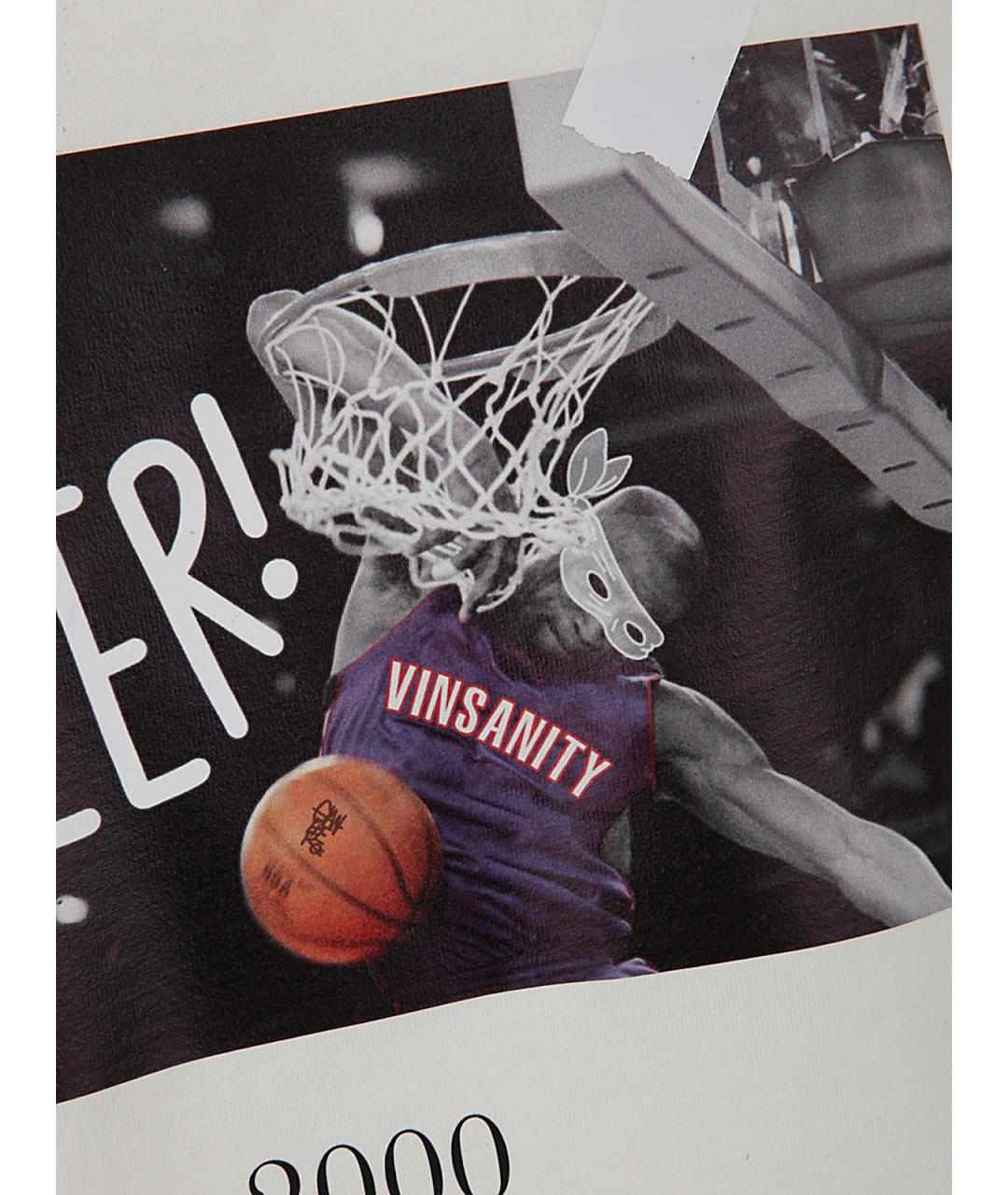 THROWBACK Белая хлопковая футболка, фото 3