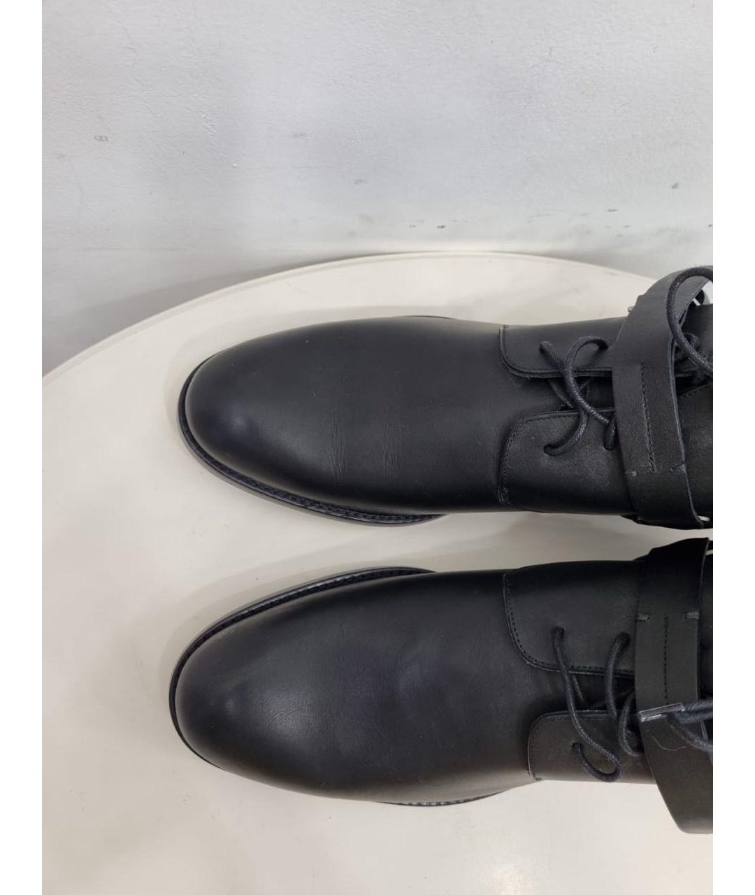 CHRISTIAN DIOR Черные кожаные туфли, фото 4