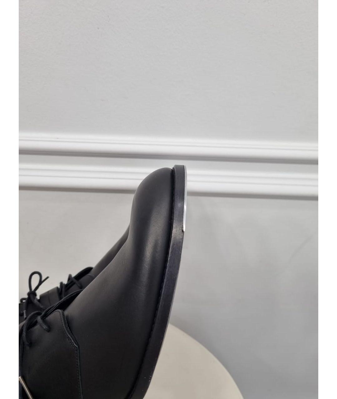 CHRISTIAN DIOR Черные кожаные туфли, фото 7