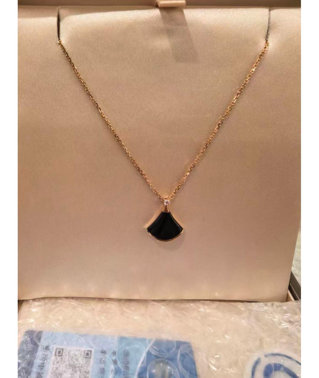 BVLGARI Красное колье из розового золота, фото 2