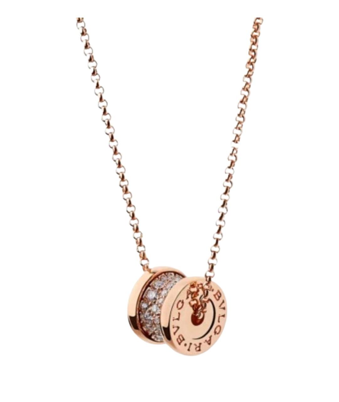 BVLGARI Золотая подвеска из розового золота, фото 1