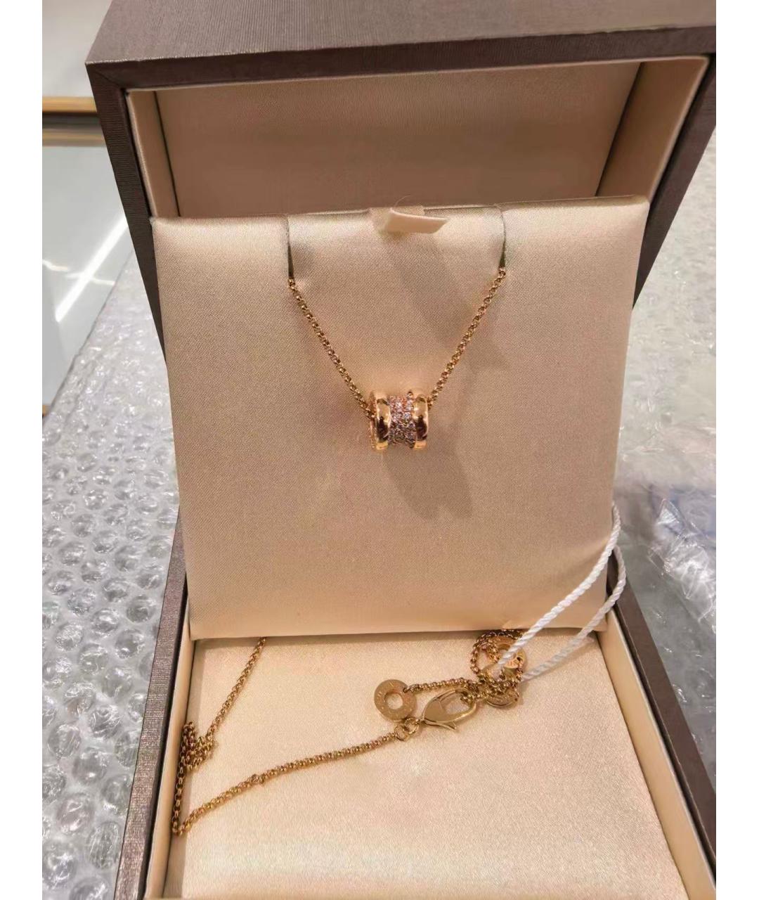 BVLGARI Золотая подвеска из розового золота, фото 2