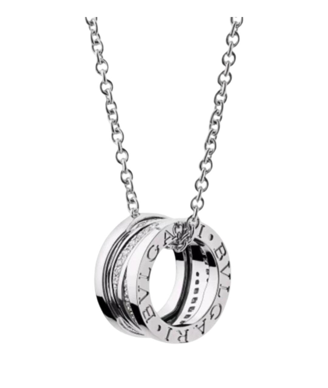 BVLGARI Серебряная подвеска из белого золота, фото 1