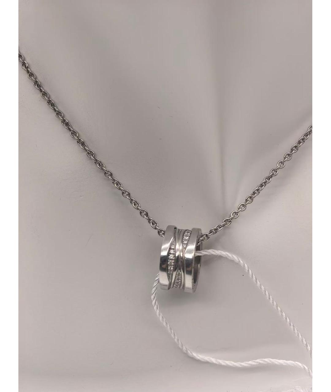 BVLGARI Серебряная подвеска из белого золота, фото 2
