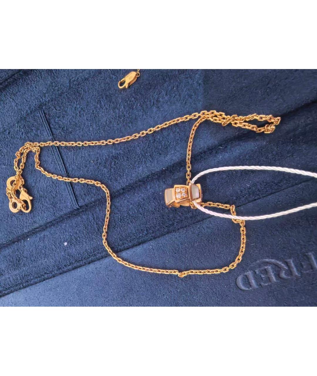 BVLGARI Золотая подвеска из розового золота, фото 3