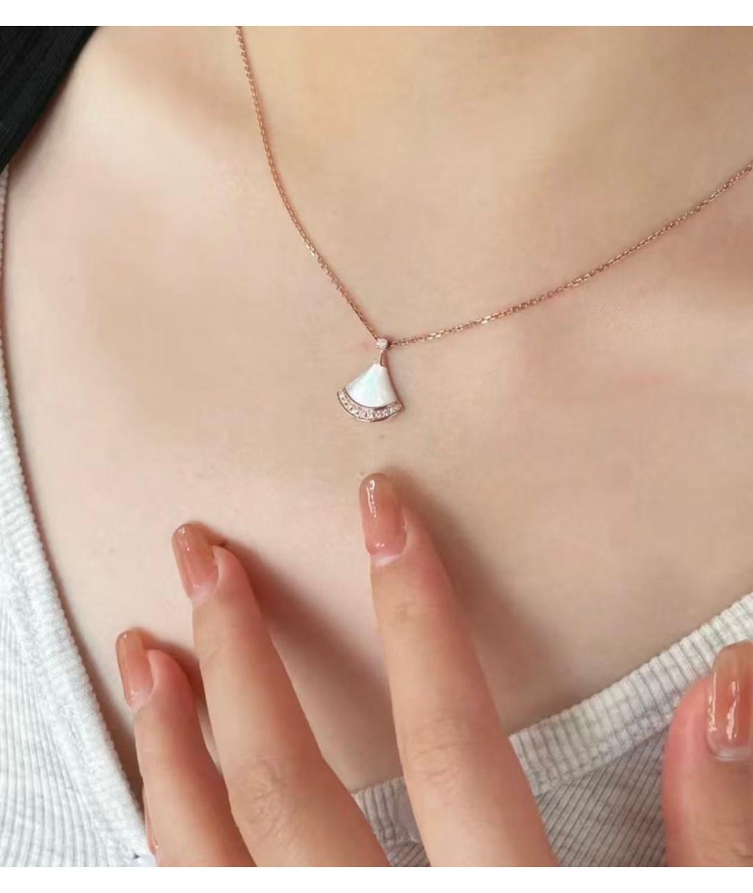 BVLGARI Золотая подвеска из розового золота, фото 2