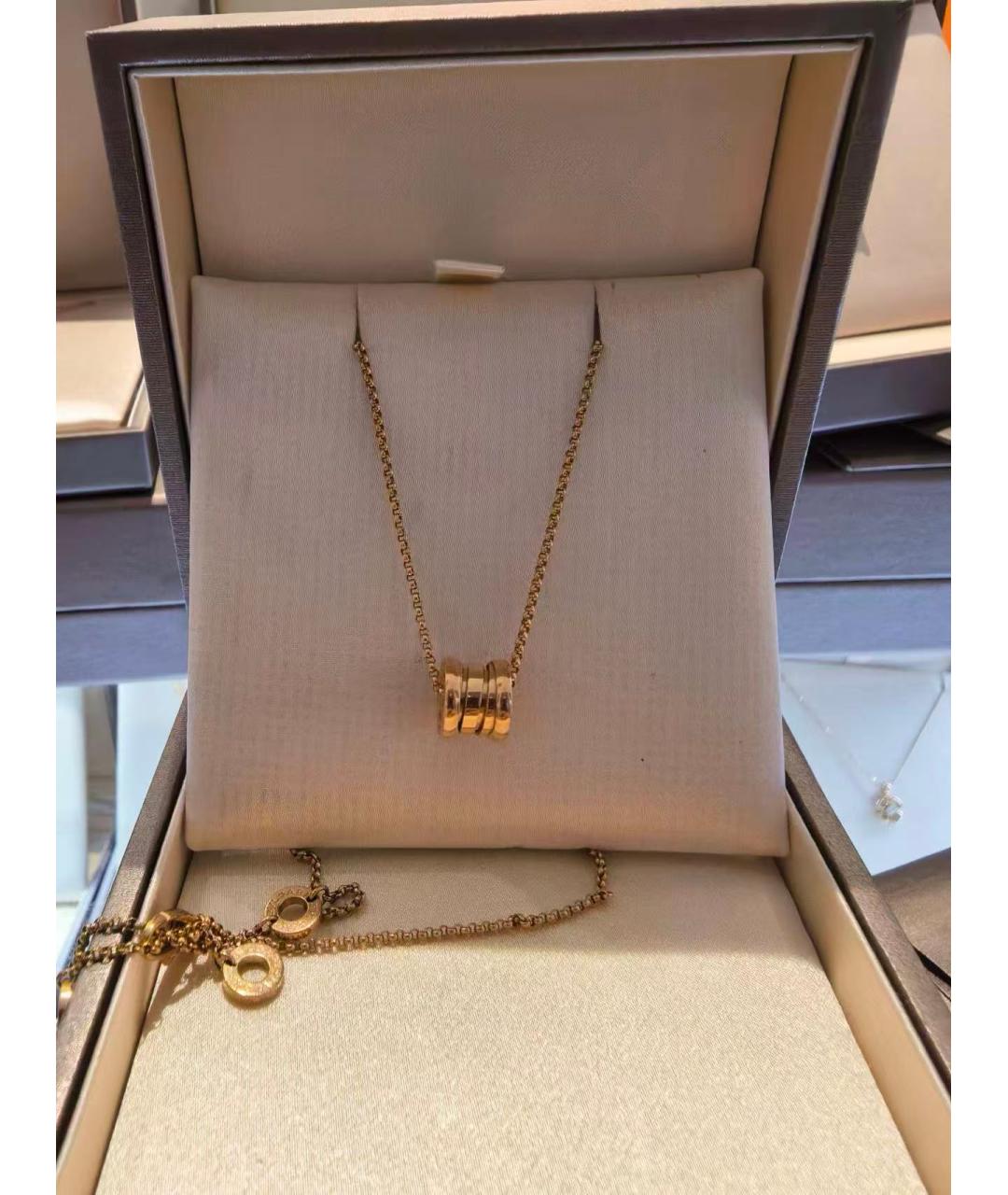 BVLGARI Золотая подвеска из розового золота, фото 3