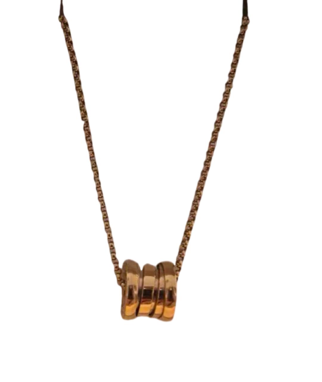 BVLGARI Золотая подвеска из розового золота, фото 5