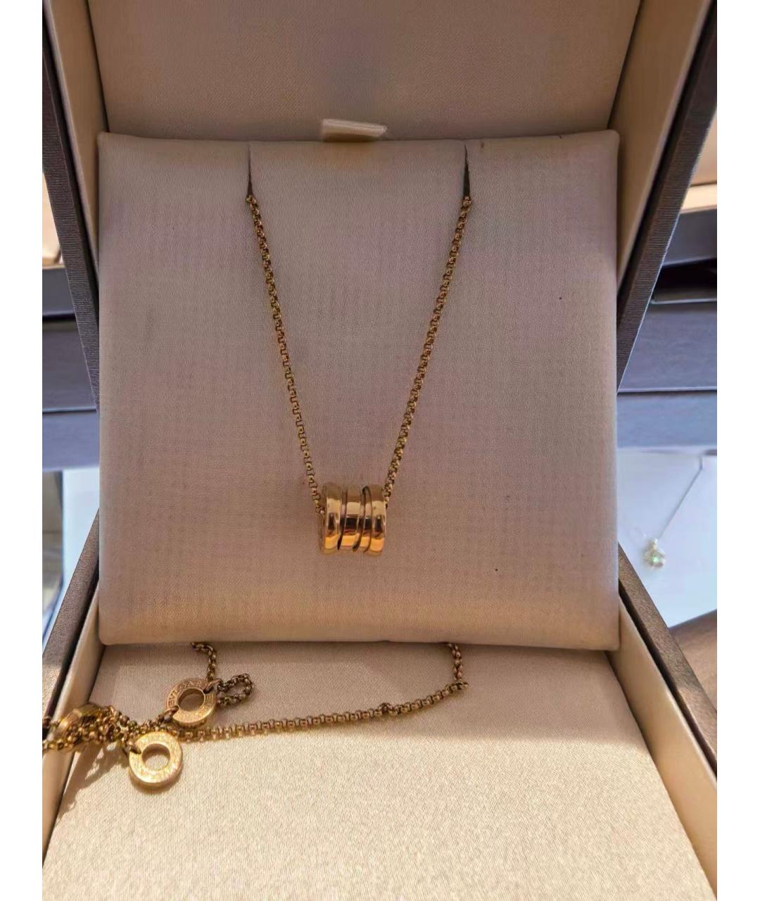 BVLGARI Золотая подвеска из розового золота, фото 2