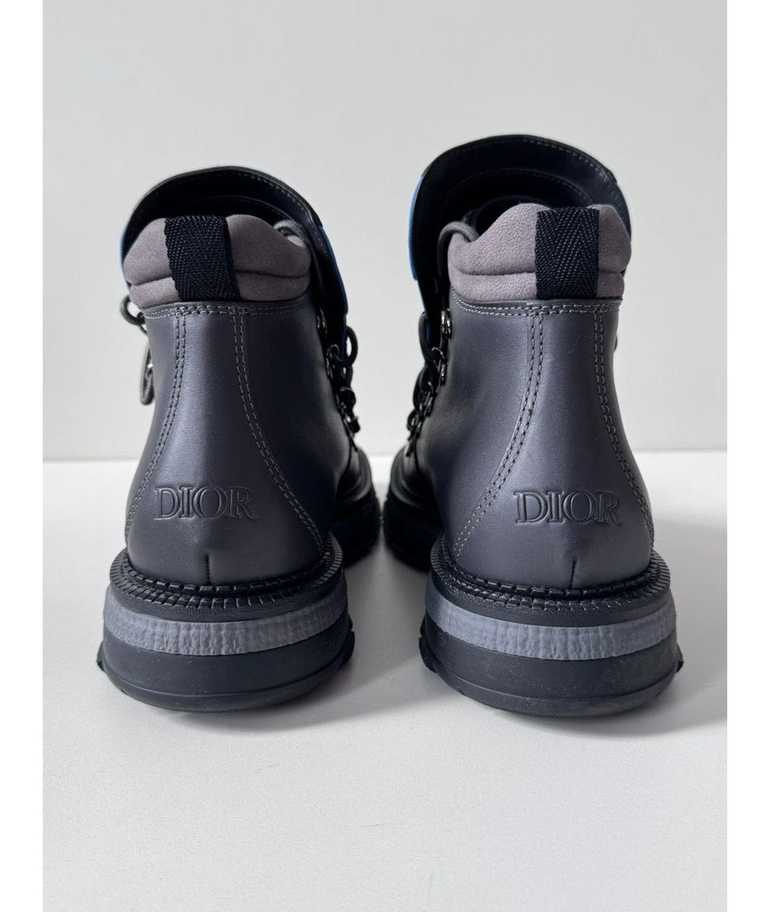 CHRISTIAN DIOR Синие высокие кроссовки / кеды, фото 3