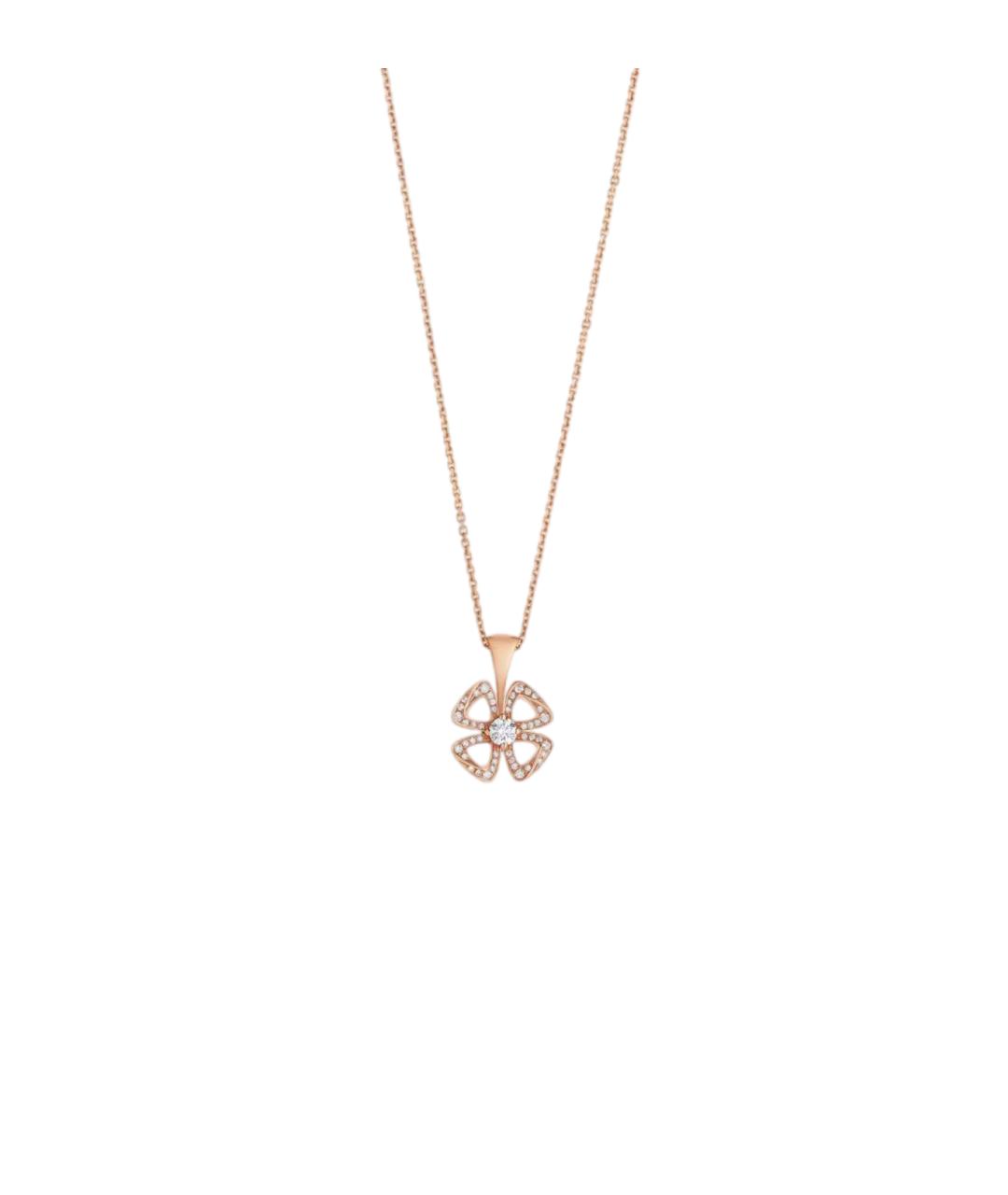 BVLGARI Золотая подвеска из розового золота, фото 3