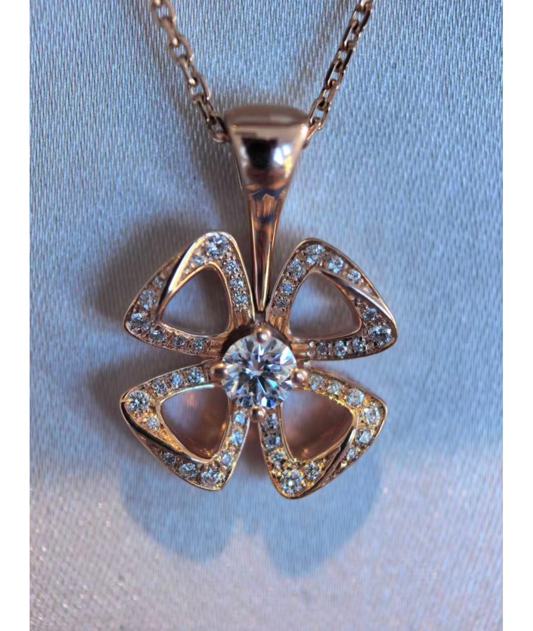 BVLGARI Золотая подвеска из розового золота, фото 2