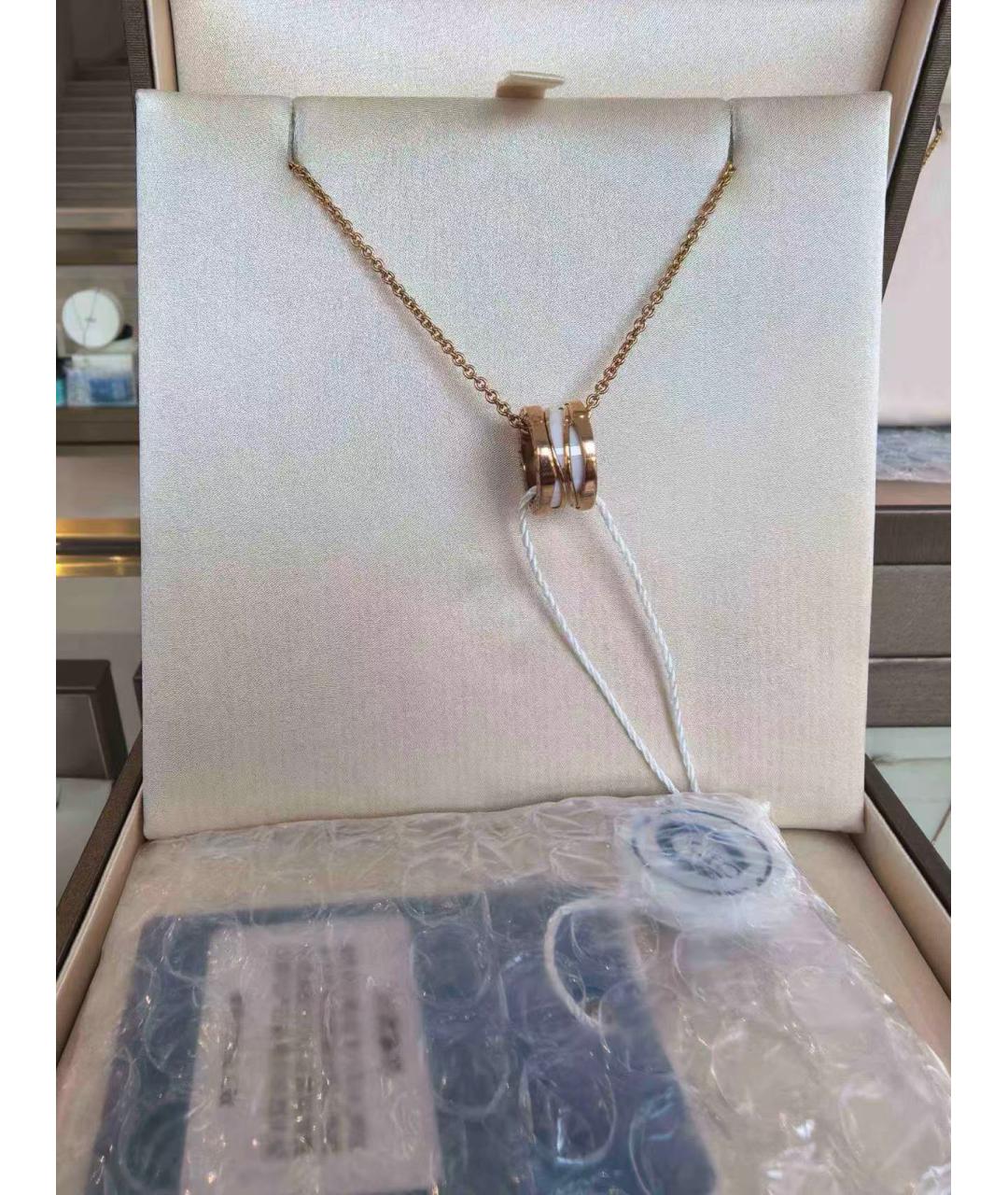 BVLGARI Золотая подвеска из розового золота, фото 2